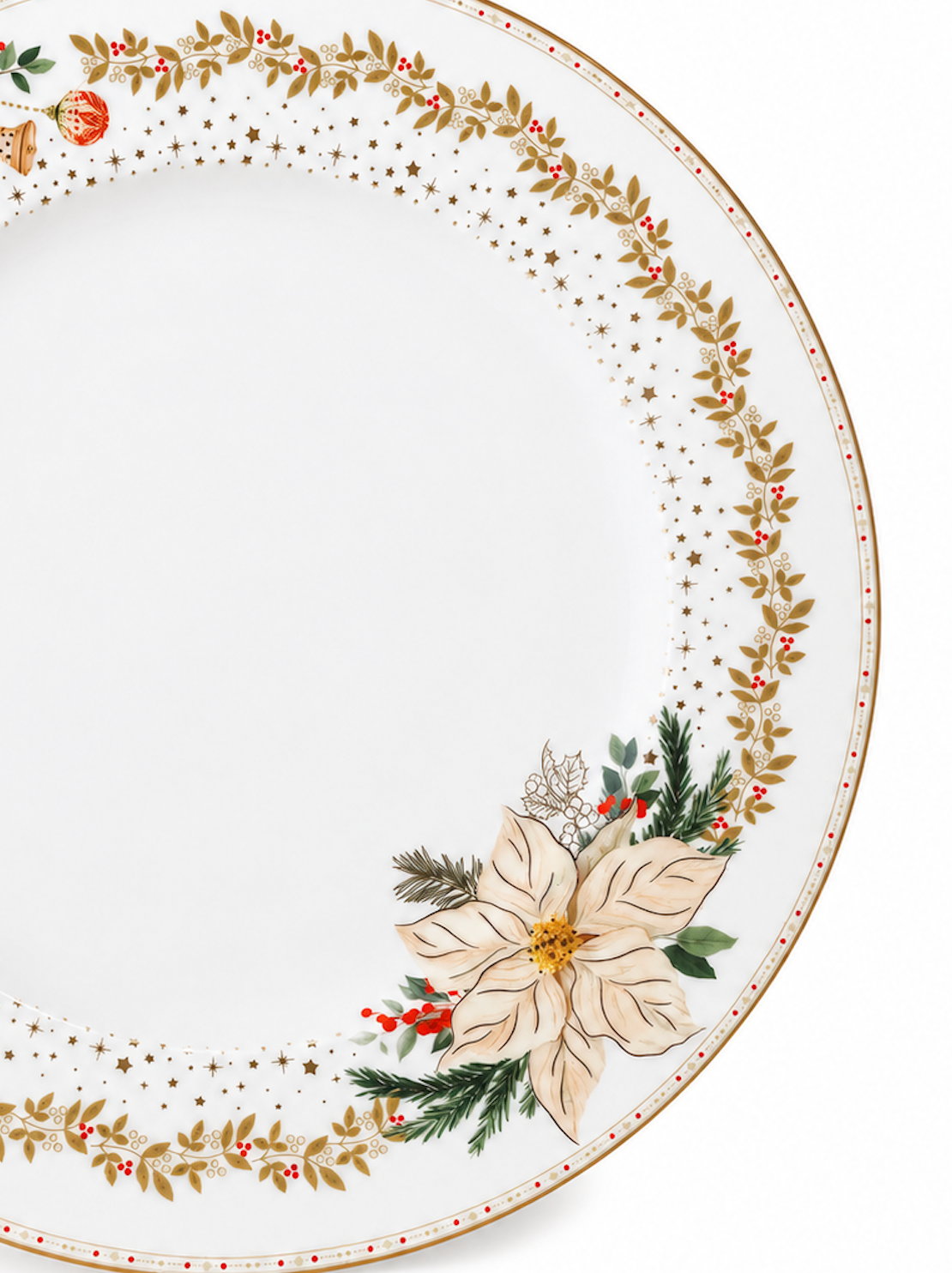 Prato Raso 26,5 cm WHITE ELEGANCE