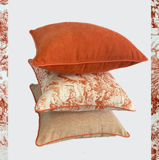 Almofada Decorativa "Toile de Jouy"