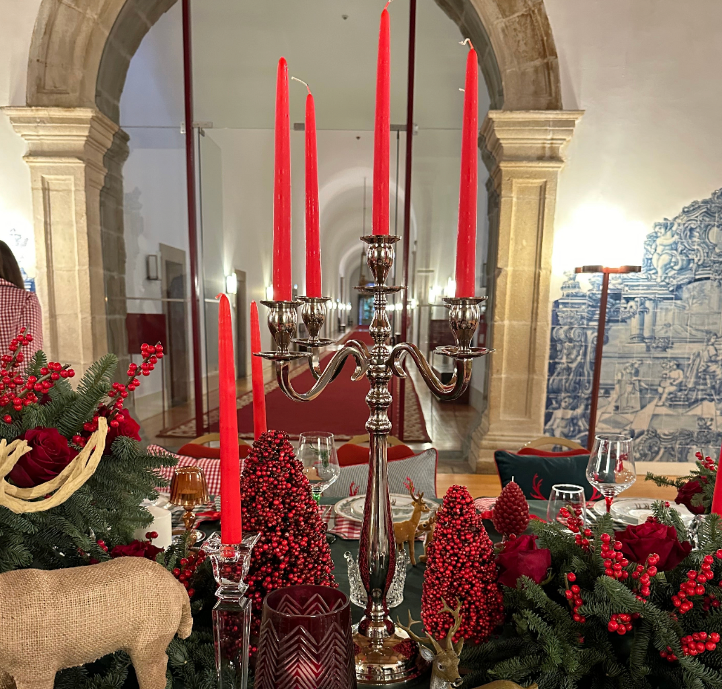 Castiçal para 5 velas