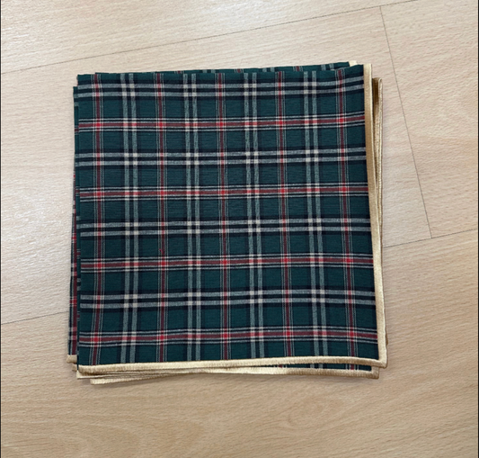 Guardanapo Tartan verde