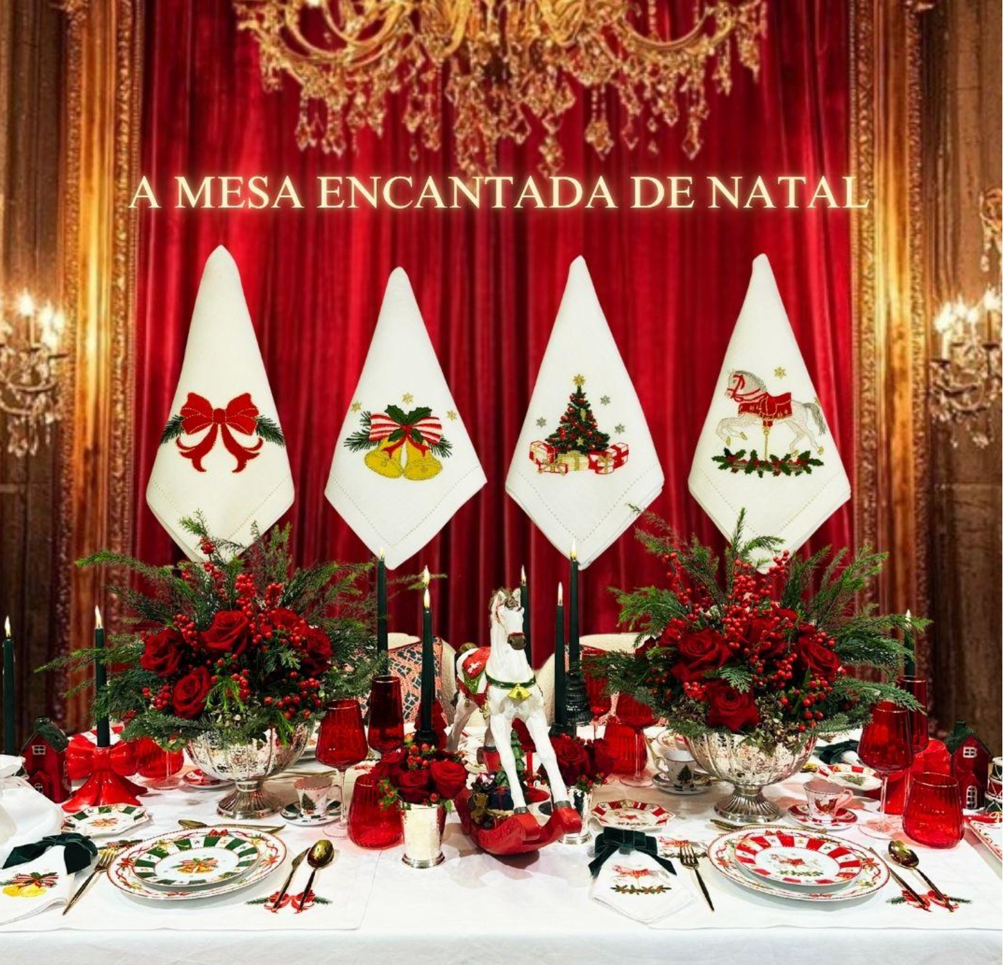 Guardanapo X Christmas Tale - Laço