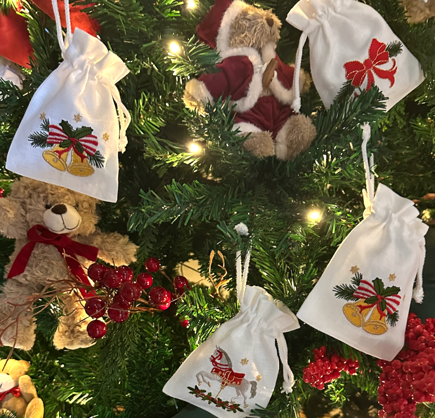 Saquinho de Alfazema X Christmas Tale - Bordado