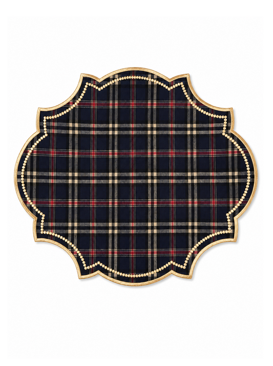 Individual Tartan Azul