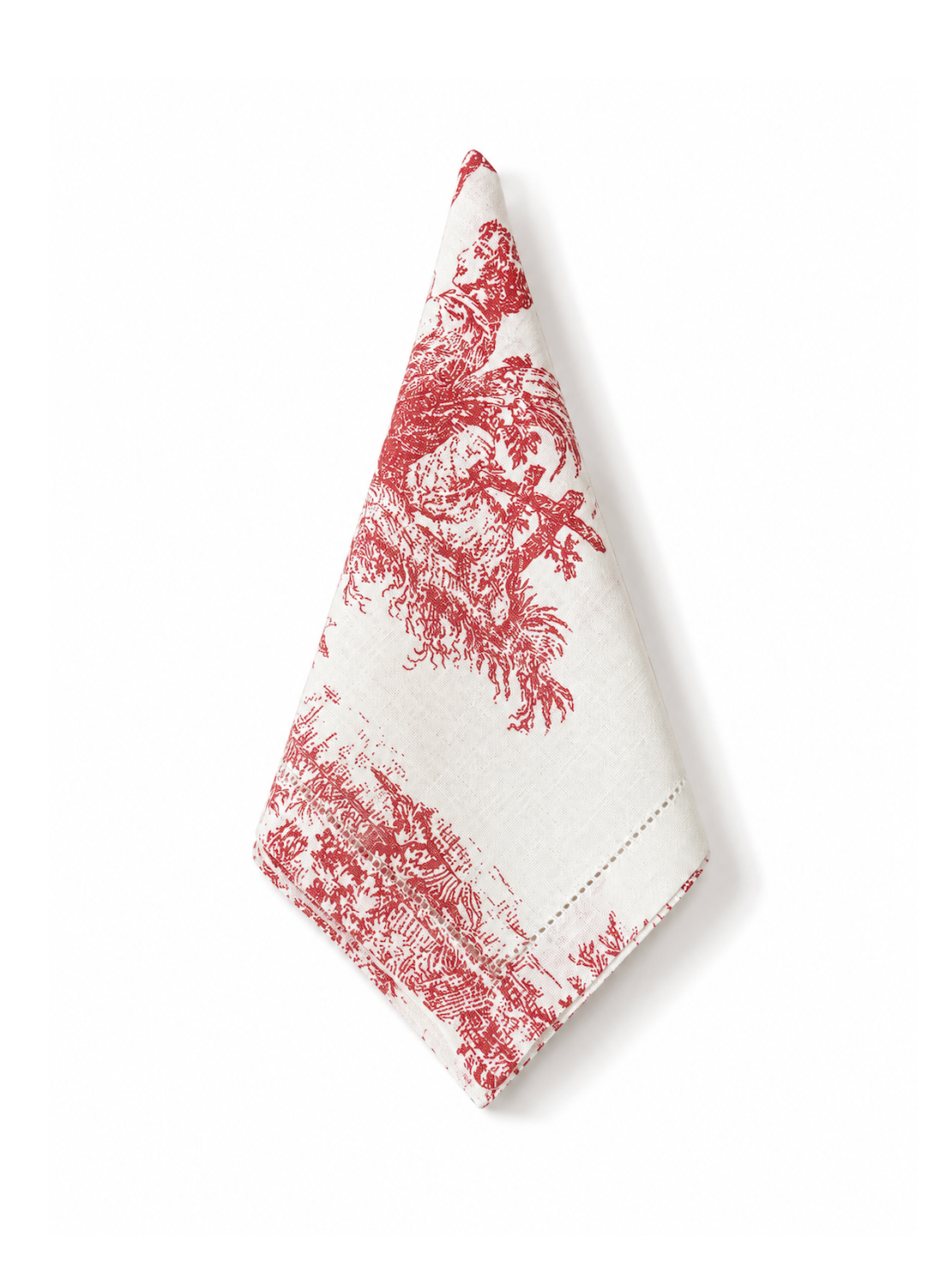 Guardanapo Toile Jouy Vermelho