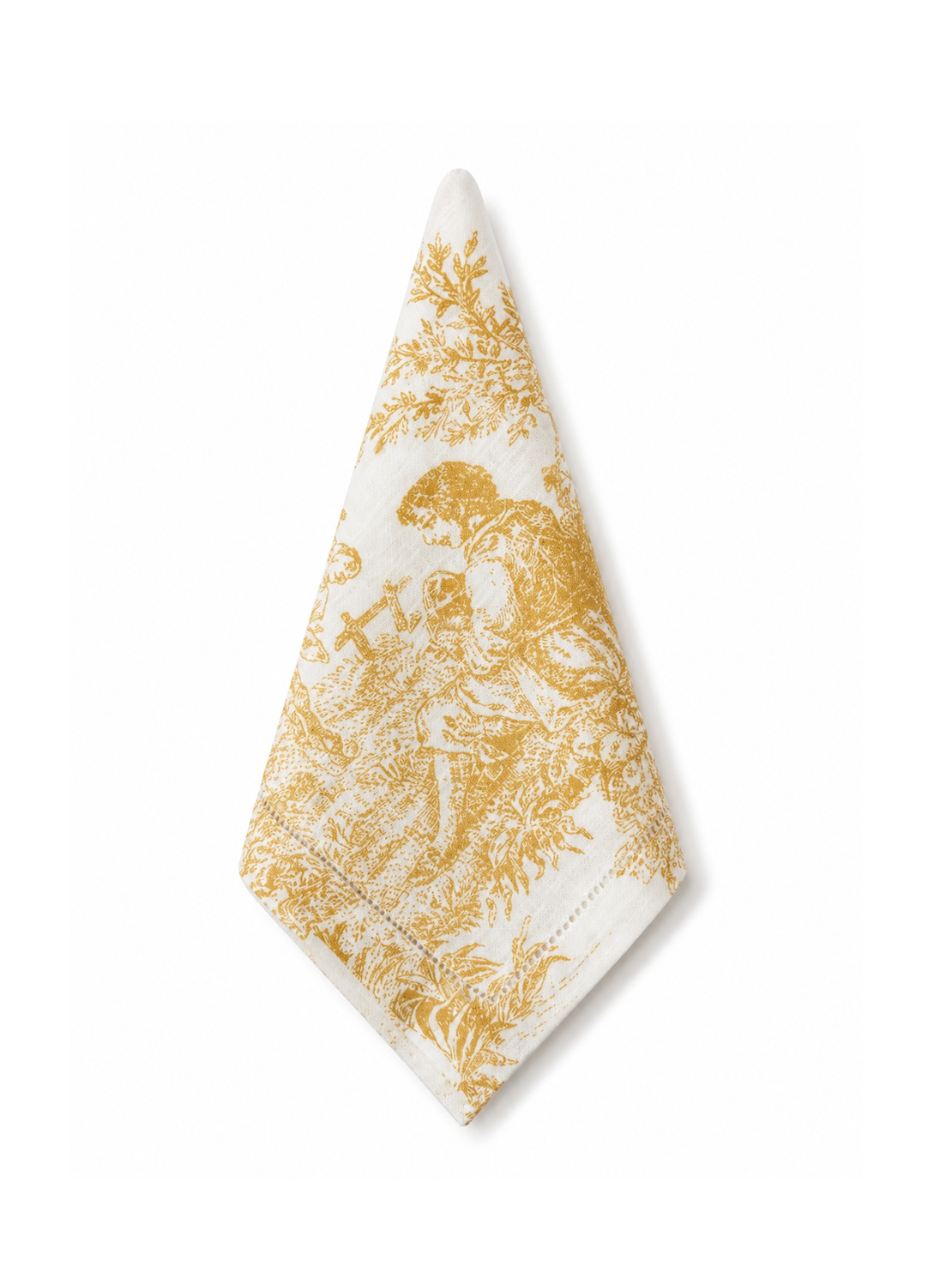 Guardanapo Toile Jouy Dourado