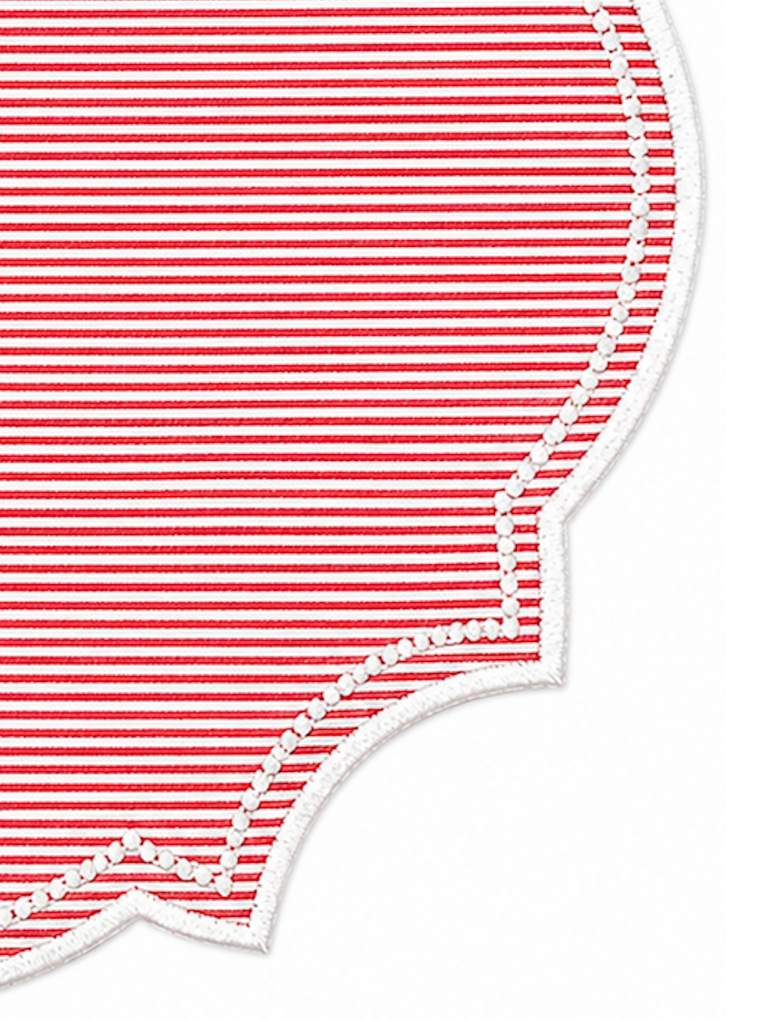 Individual Riscas Vermelho e Branco