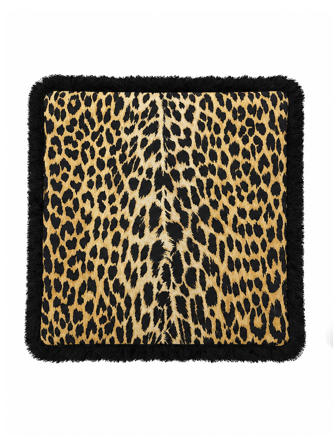 Almofada Decorativa Leopardo Dourado