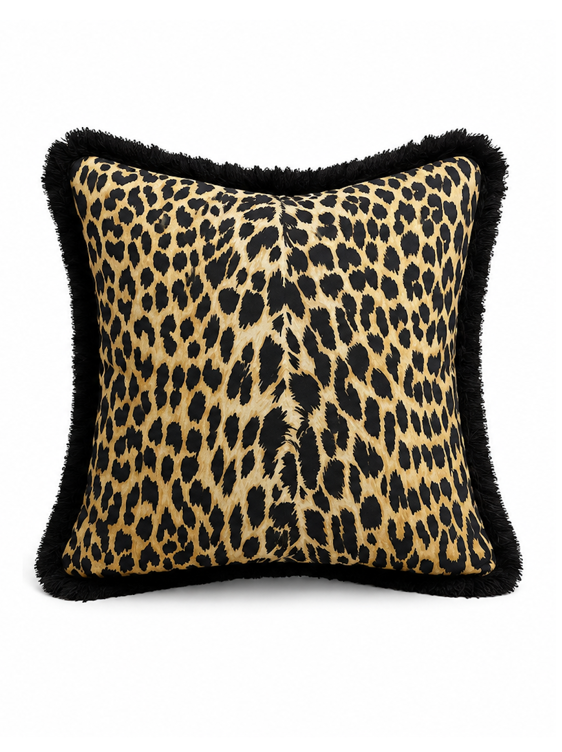 Almofada Decorativa Leopardo Dourado