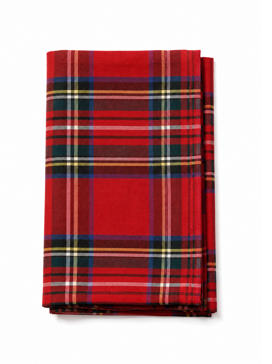Toalha de Tartan Vermelho