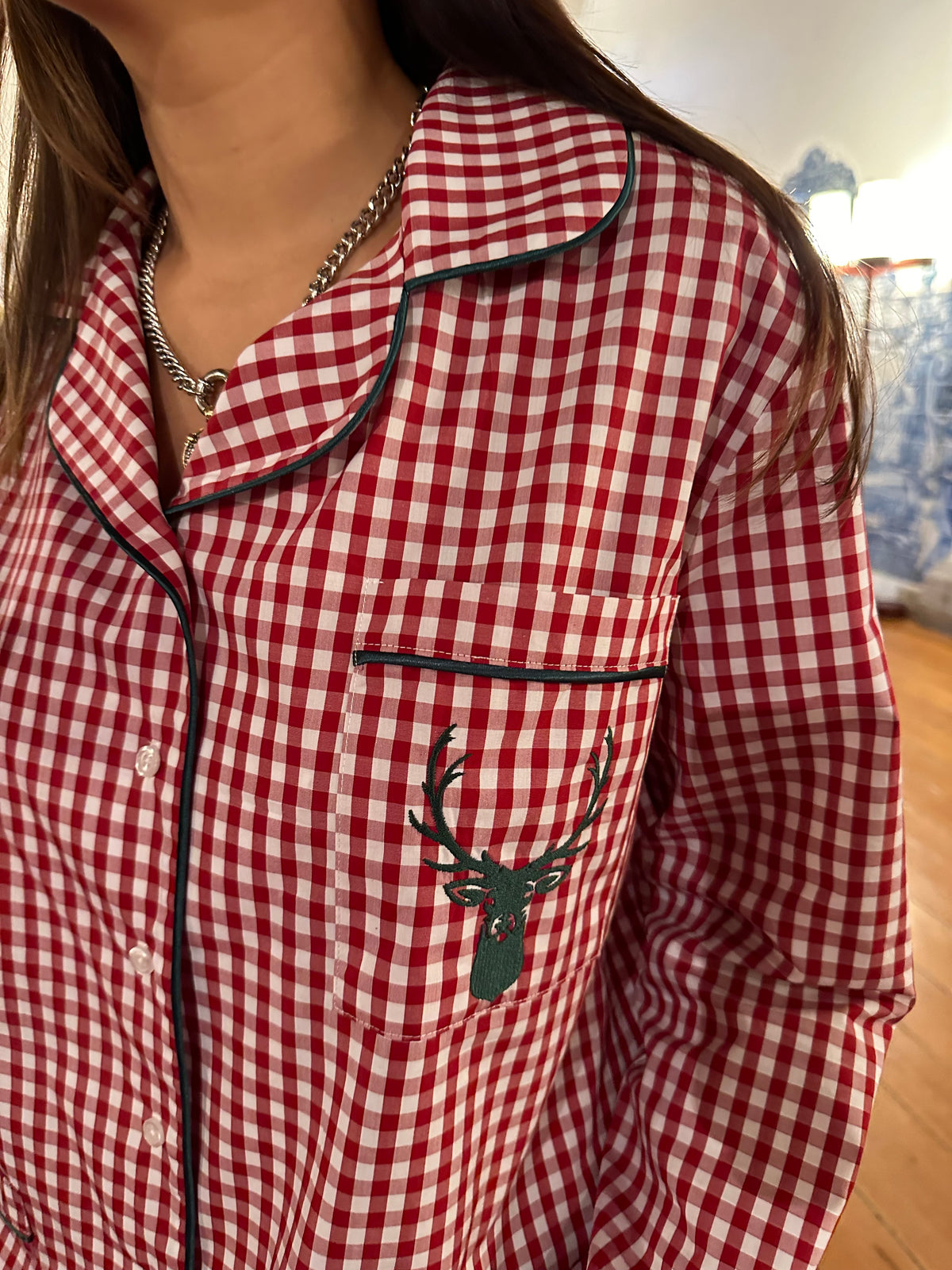 Pijama Vichy Vermelho